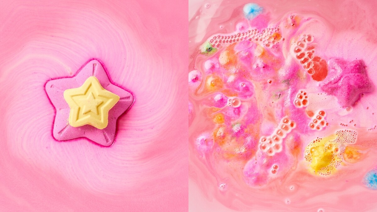 LUSH天使星光汽泡彈，NT510