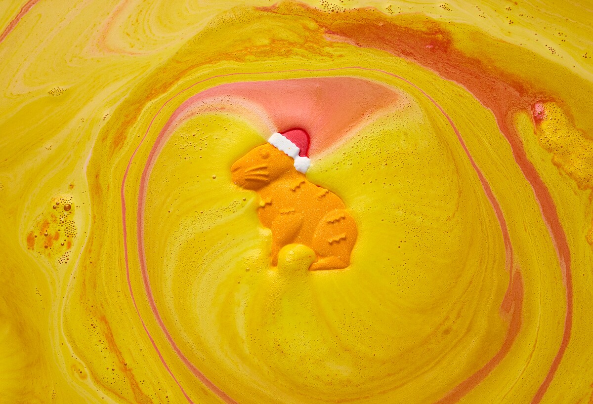 LUSH快樂水豚汽泡彈，NT290