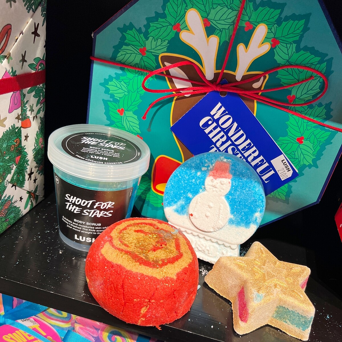 LUSH聖誕快樂禮盒，NT1,400