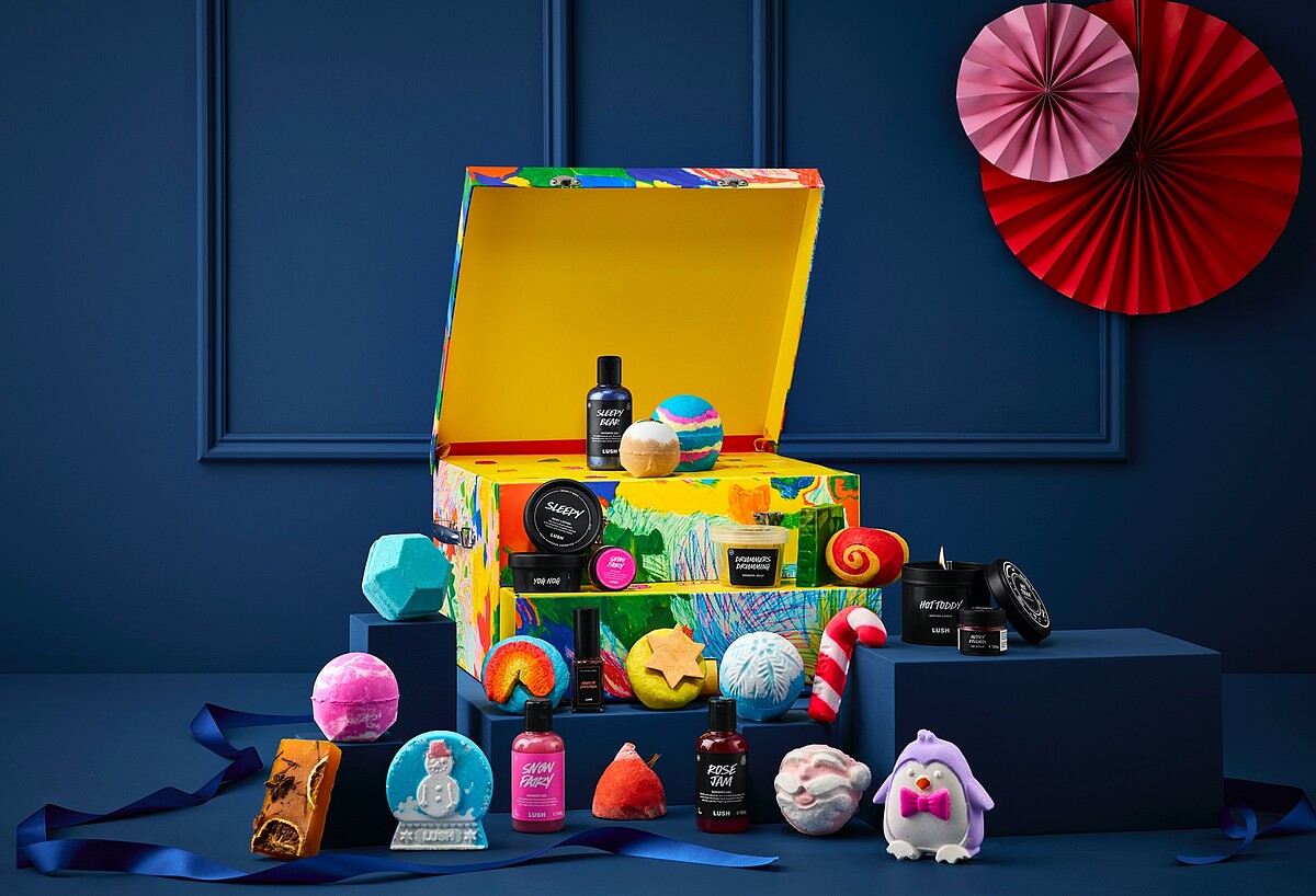 LUSH聖誕月曆禮盒，NT10,400