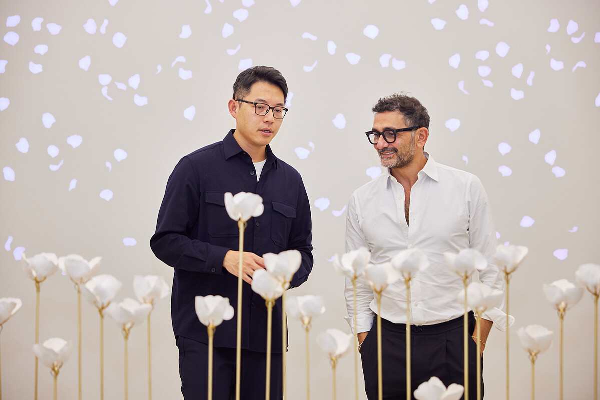 Francis 於展覽現場現場