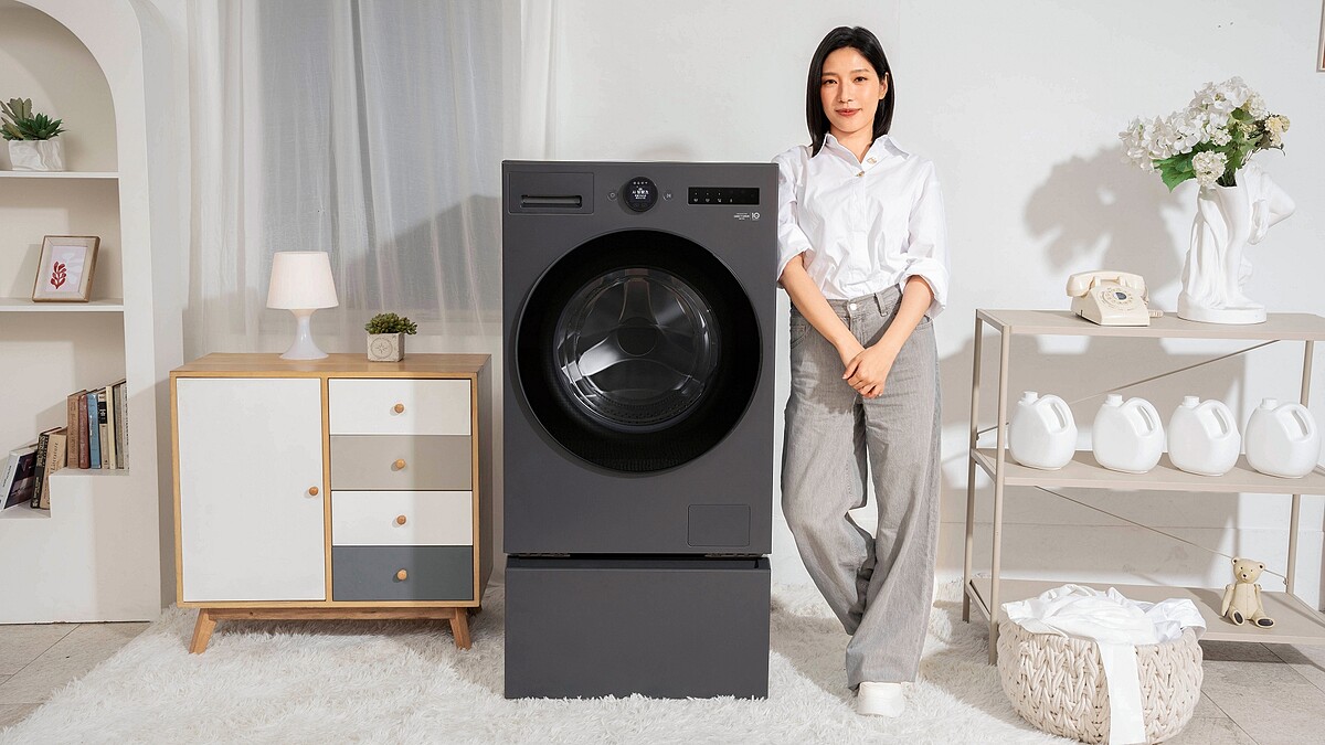 新世代斜槓女子Sandra家電選物法則One Pick—LG AI DD蒸氣變頻滾筒洗衣機，輕鬆打造智慧高效、質感品味加倍的進化生活模式！