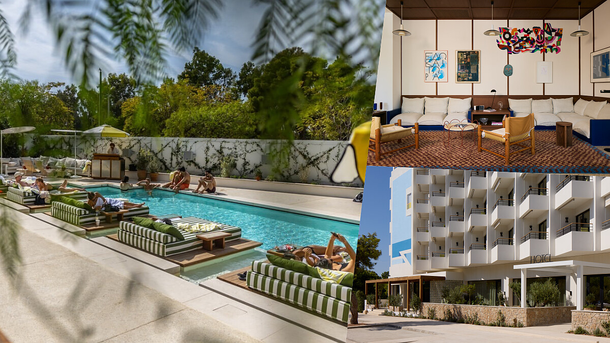 雅典「Ace Hotel &amp;amp; Swim Club」開幕：重現70年代復古風情、希臘蔚藍海岸上的設計新地標