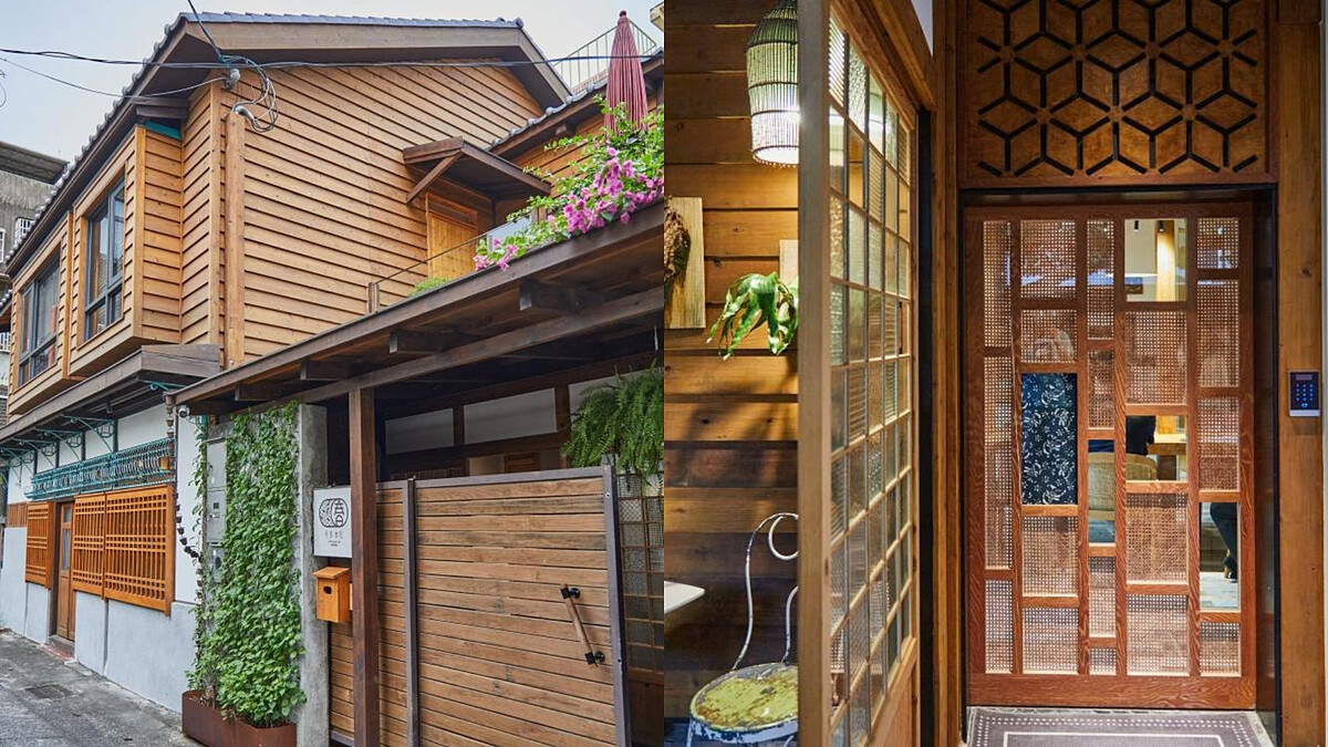 嘉義首間老屋民宿有春枟宅開箱!古樸與現代結合,白鐵窗花注入木都意象打造日式風格