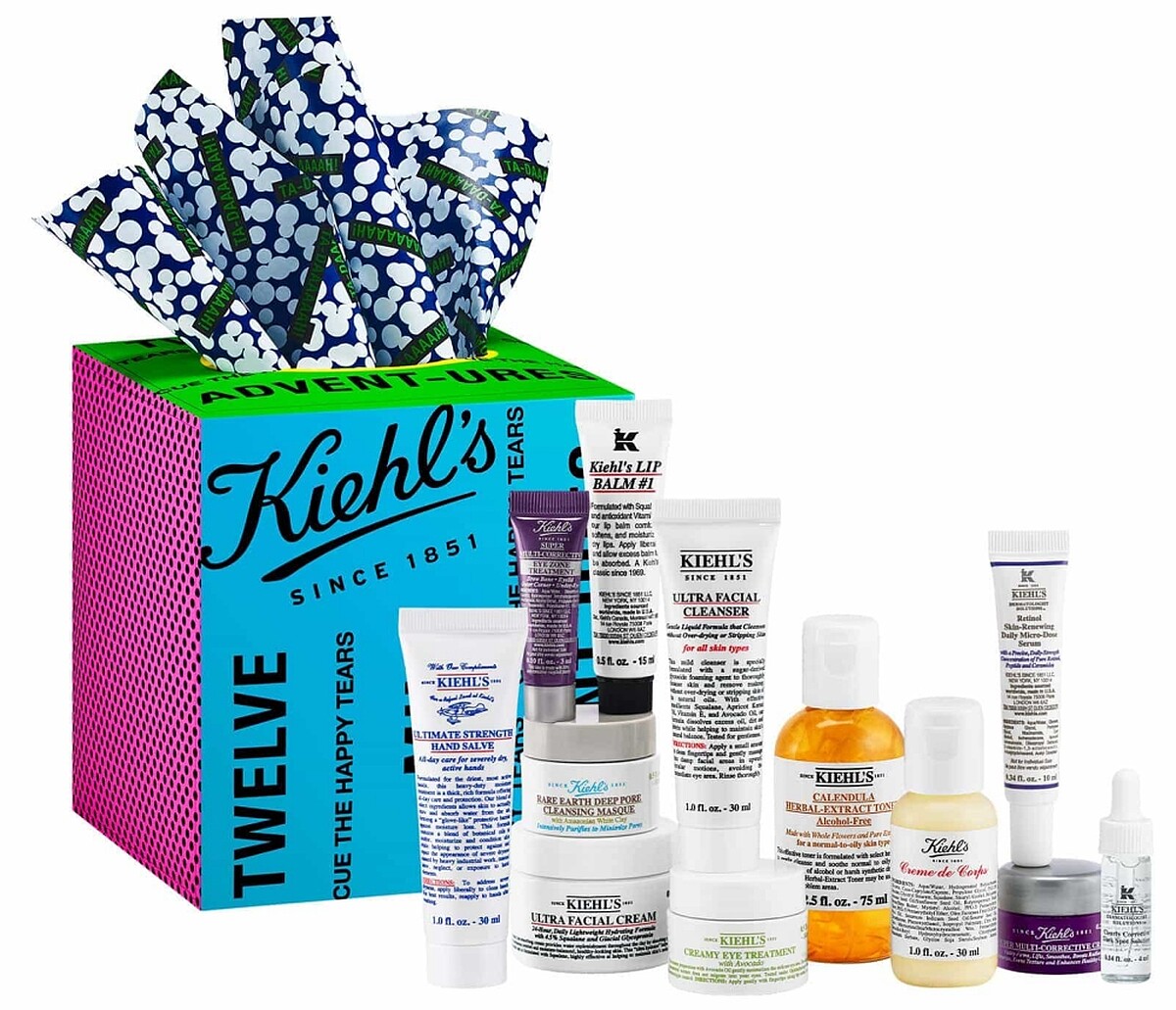 Kiehl&rsquo;s契爾氏2024 聖誕限量倒數驚喜箱12天限定版，NT2,200