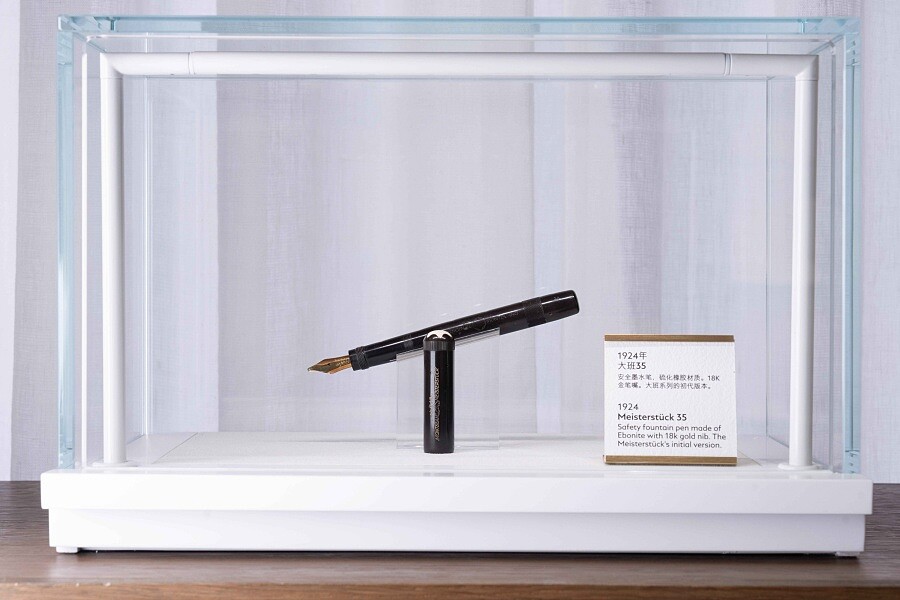 首次在中國展出館藏級書寫工具，包括：1924年發佈的大師傑作系列初代版本安全筆「大師傑作35」。