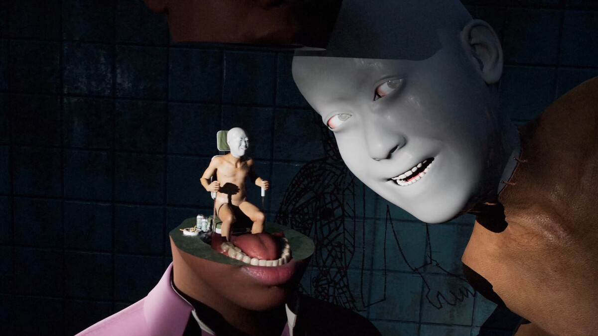 《不好意思‧‧‧請問一下這個怎麼打開》錄像截圖 (圖片由藝術家提供)