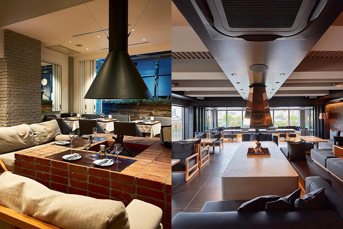 火爐成了「MERCER BRUNCH」的標準配置。