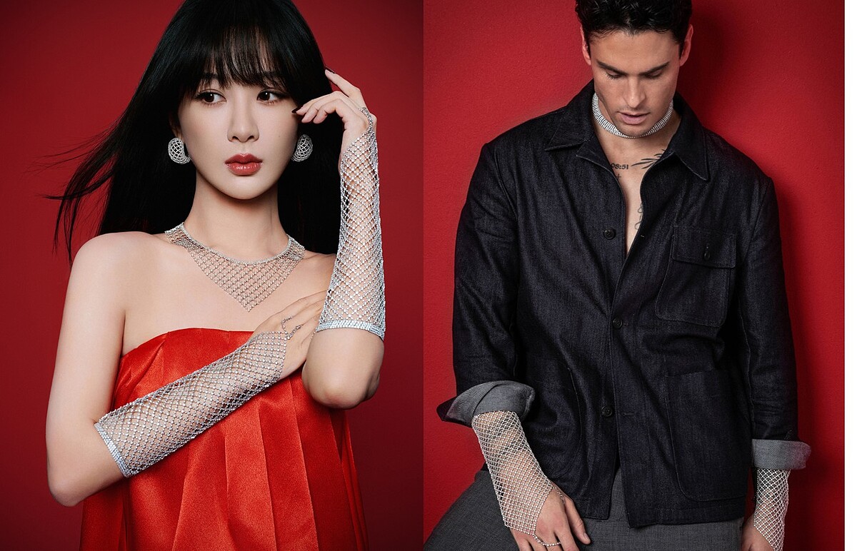 全球品牌代言人楊紫與巴普提斯特&middot;賈比考尼（Baptiste Giabiconi）的穿戴演繹，完美傳遞同珠寶作品的摩登魅力。