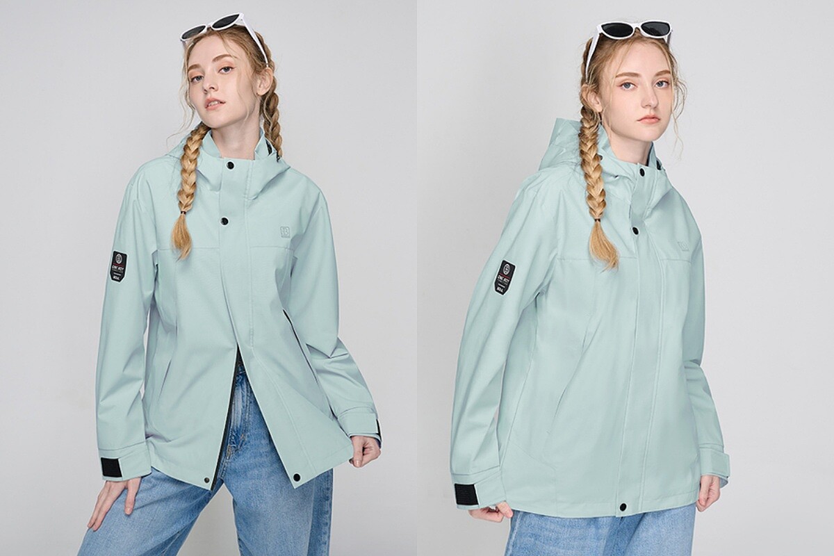 輕量機能防潑水防風透氣旋轉釦輕鋒衣5.0 NT1250