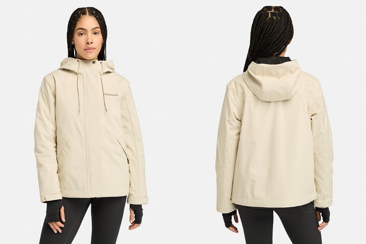 女款象牙色防潑水3合1外套 NT12000