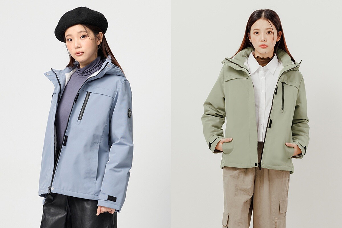 防潑水絨毛防風連帽外套 NT1099