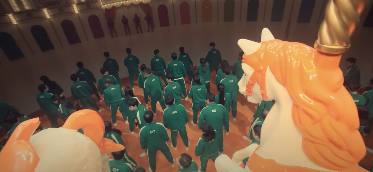 《魷魚遊戲2》新遊戲死亡木馬