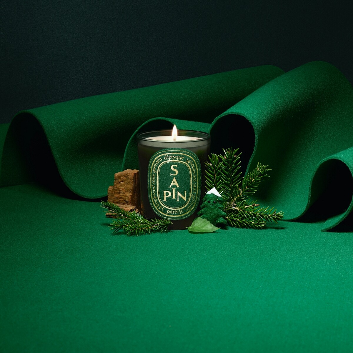 Diptyque 2024聖誕限量Sapin冷杉蠟燭70g，NT1,600、190g，NT2,700