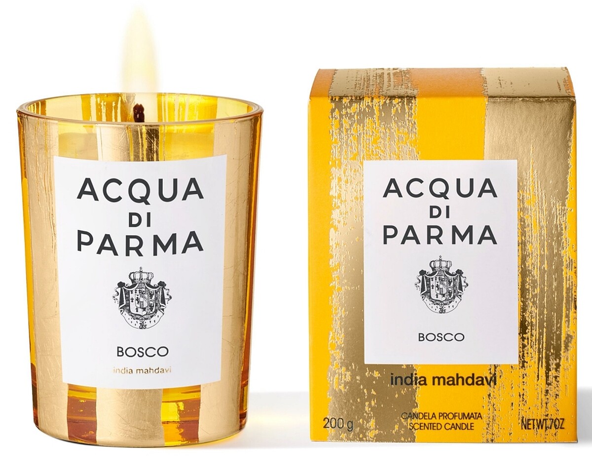 Acqua di Parma Bosco靜謐雪松香氛蠟燭流金璀璨限量版200g，NT3,300