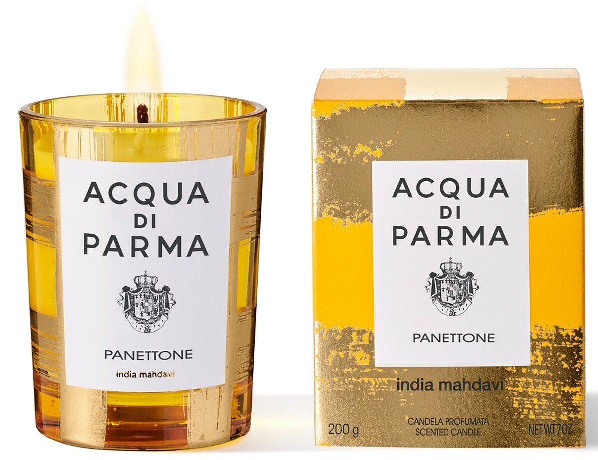 Acqua di Parma Panettone濃情潘尼香氛蠟燭流金璀璨限量版200g，NT3,300