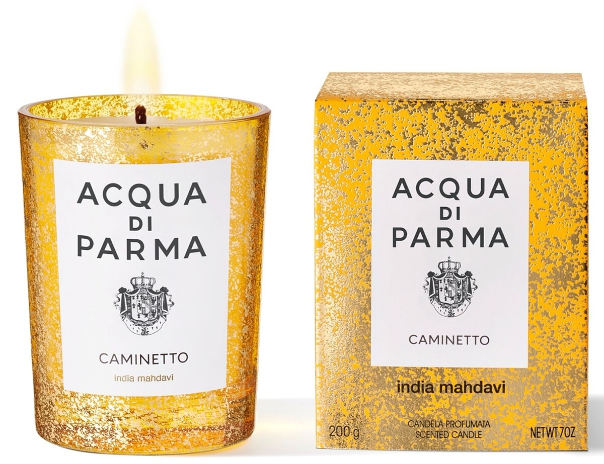 Acqua di Parma Caminetto暖冬火焰香氛蠟燭流金璀璨限量版200g，NT3,300