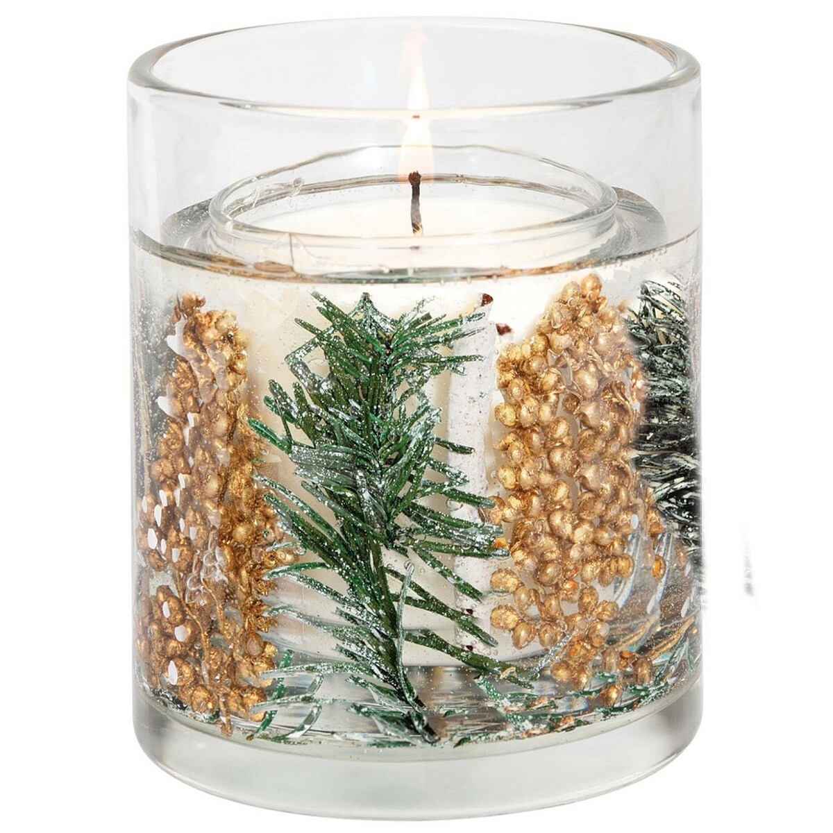 STONEGLOW節慶限定版香氛蠟燭綠意麝香Frosted Woods，NT2,200