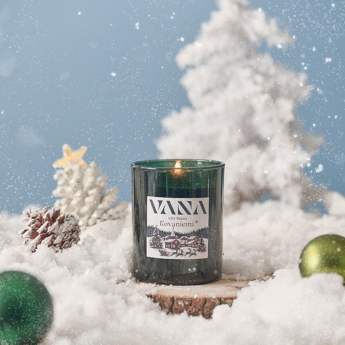 VANA季節限定芬蘭聖誕村香氛蠟燭Rovaniemi 210g，NT1,080