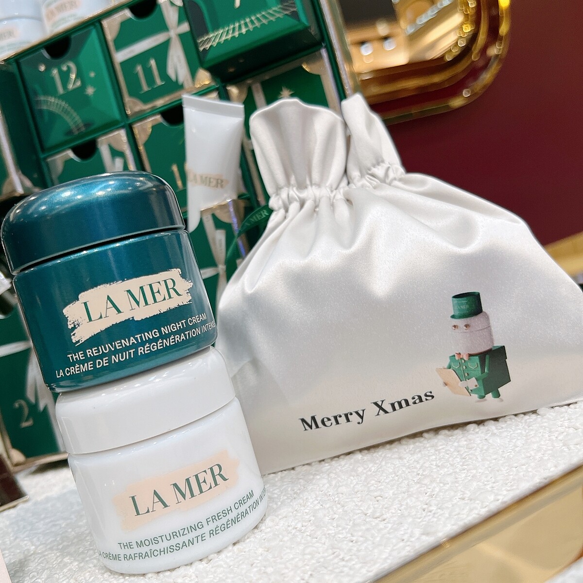 海洋拉娜奇蹟禮物特快車的客製寵愛束口袋。