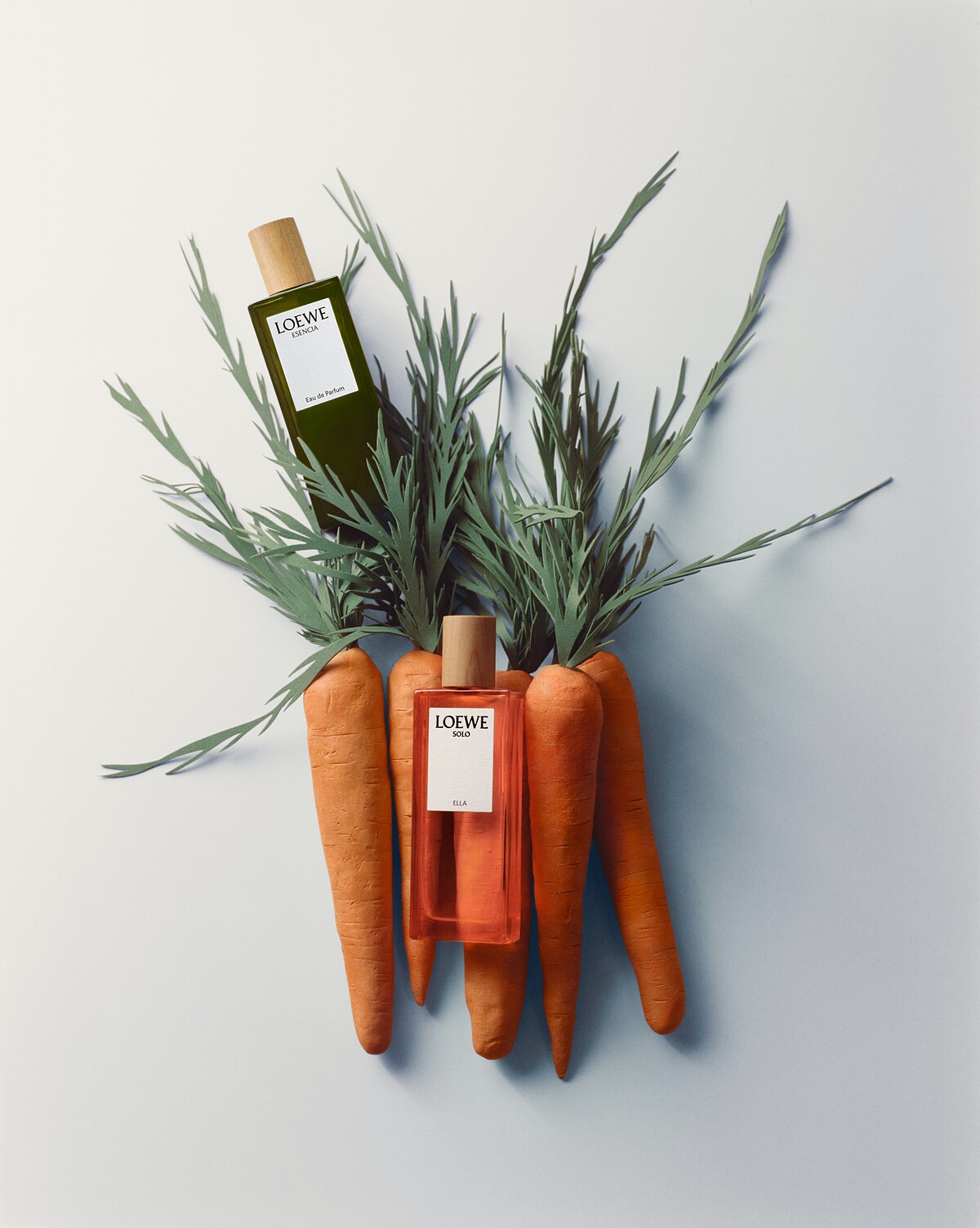 LOEWE獨奏宣言女士＆黑色圓舞曲淡香精形象圖。