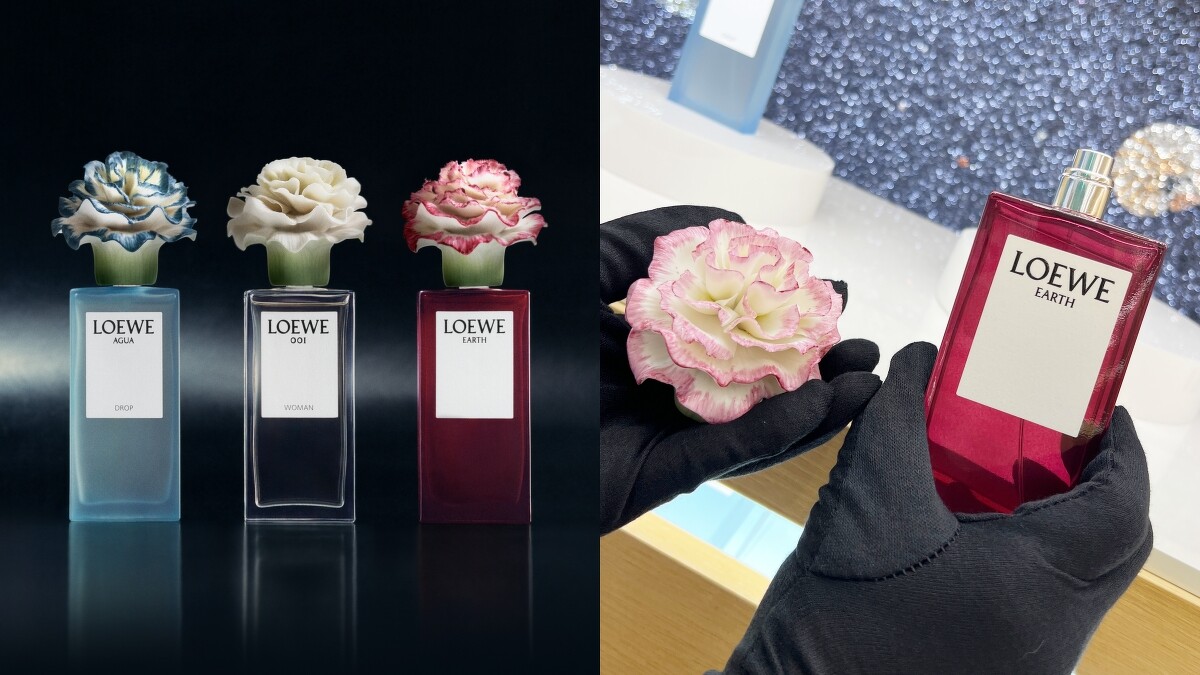 LOEWE x LLADRÓ聯名限量香氛系列形象圖。