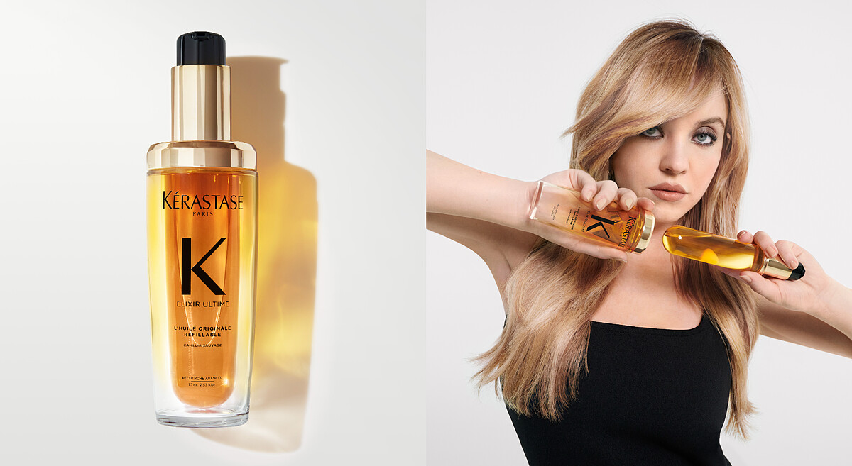 巴黎卡詩小金油全新配方升級、包裝永續進化，可重複填裝、更減少瓶身厚度及重量