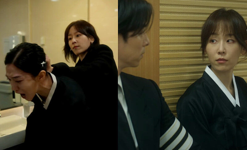 《一箱情緣》學過巴西柔術的仁智 保護韓正元 Photo/ Netflix