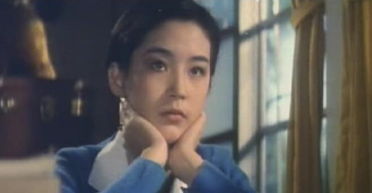 電影《窗外》劇照，飾演女主角的林青霞。