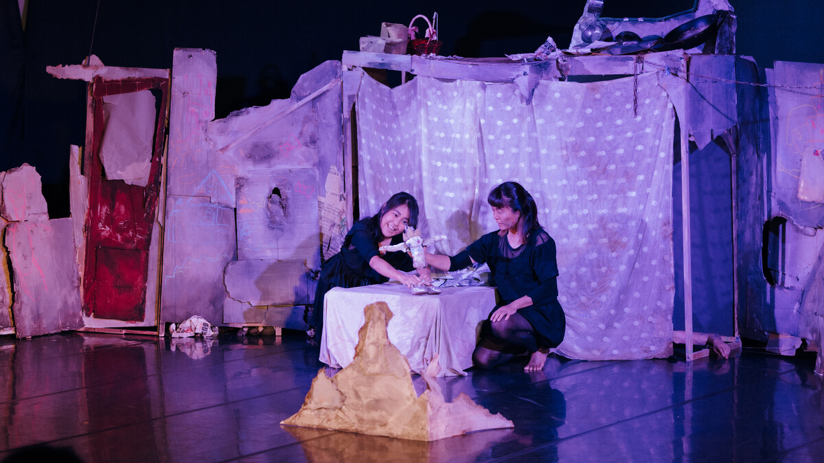 2024年12月開放工作室，鄭嘉音&times;無獨有偶《甜眼淚》試演（國家兩廳院提供／攝影：朱特）