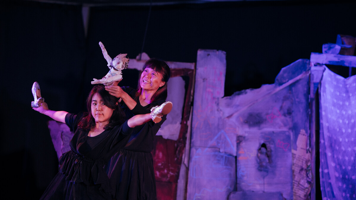 2024年12月開放工作室，鄭嘉音&times;無獨有偶《甜眼淚》試演（國家兩廳院提供／攝影：朱特）