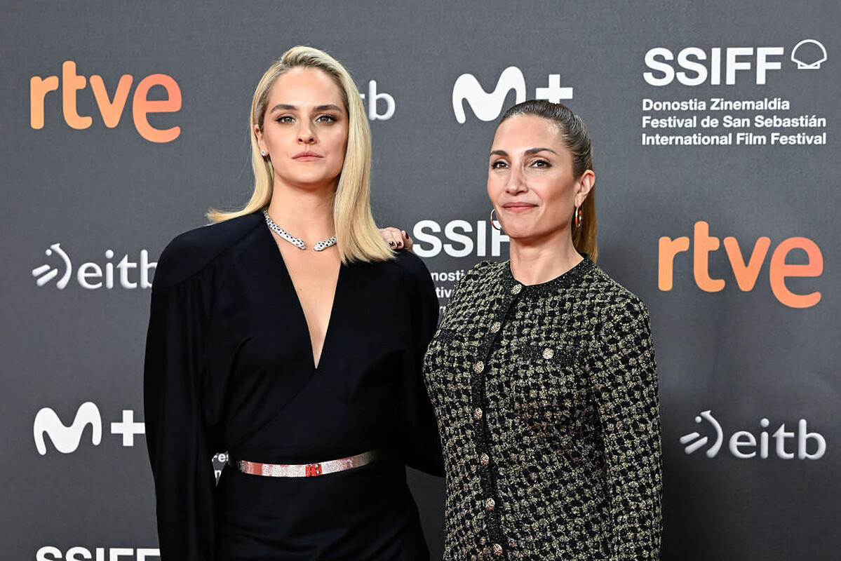 法國演員諾耶米．梅蘭特（No&eacute;mie Merlant ）與導演奧黛麗・迪萬（Audrey Diwan）。