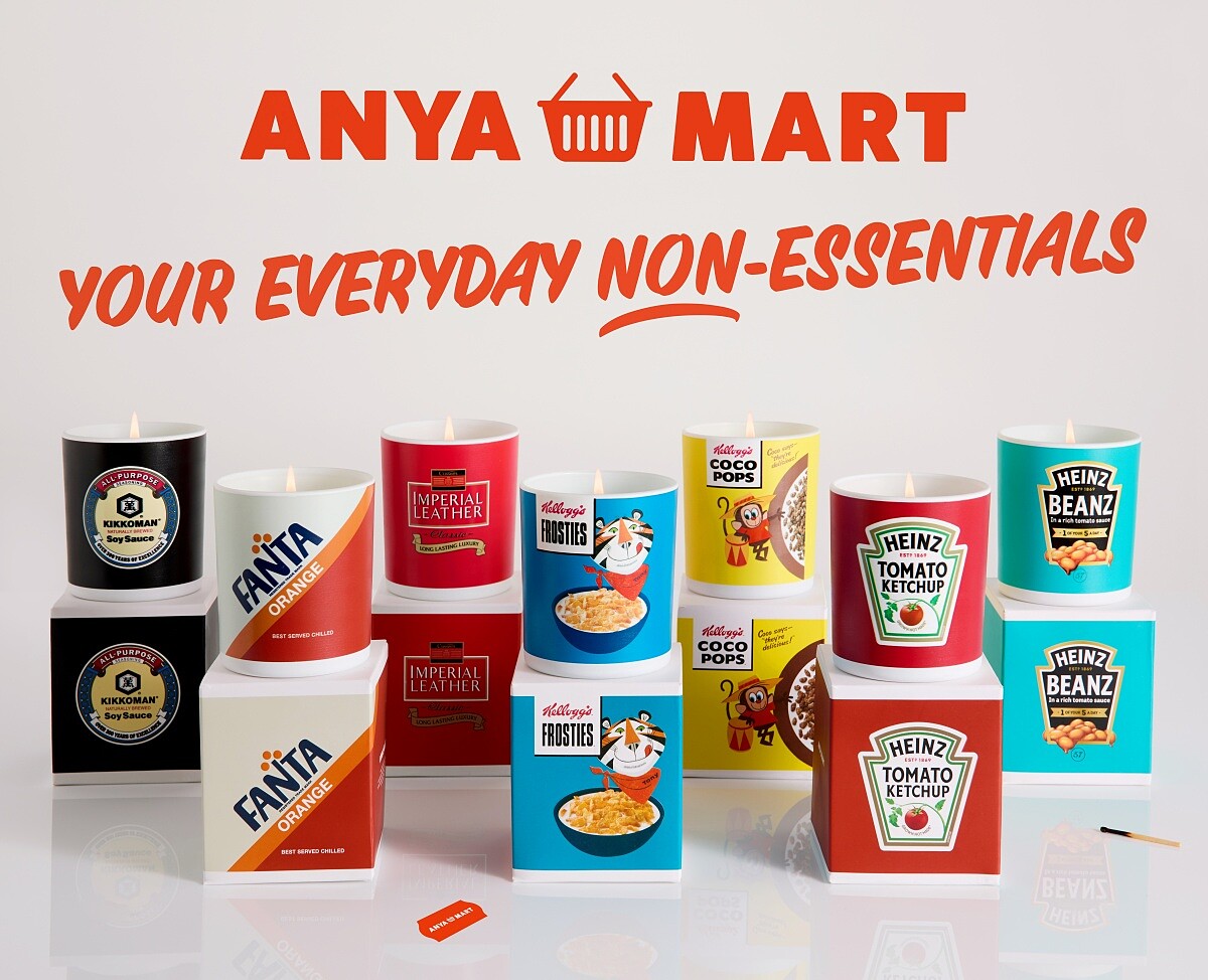 「ANYA MART」這次還同步上架了七款限量版香氛蠟燭。