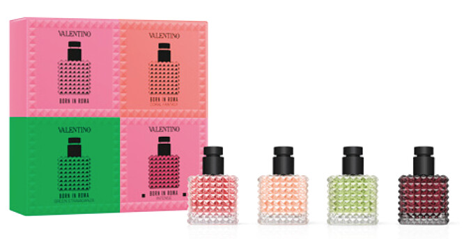 VALENTINO 訂製羅馬迷你女香四重旅行禮盒(官網限定),NT2,200