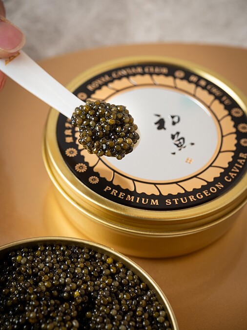 初魚集團選用頂級 Ossetra 魚子醬。