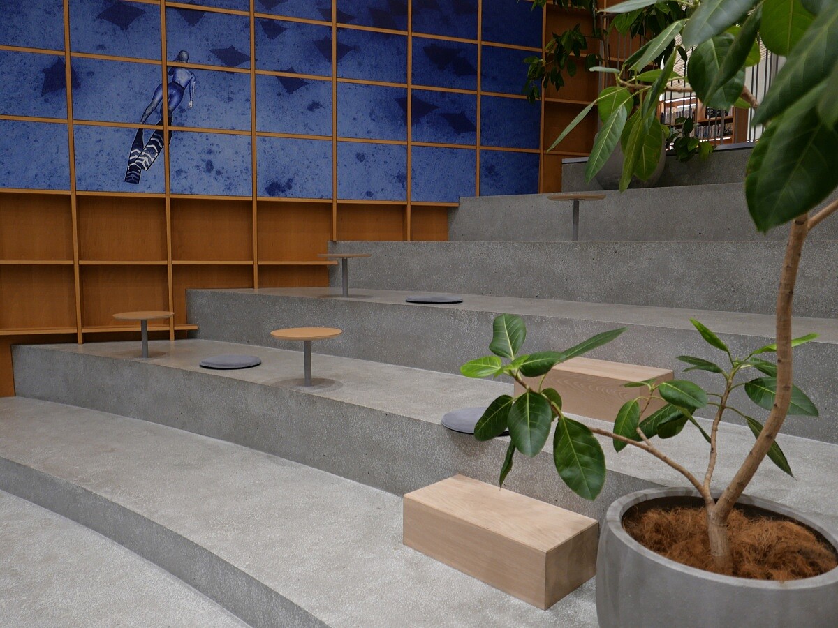 閱讀角落看起來就像咖啡廳一樣舒適。