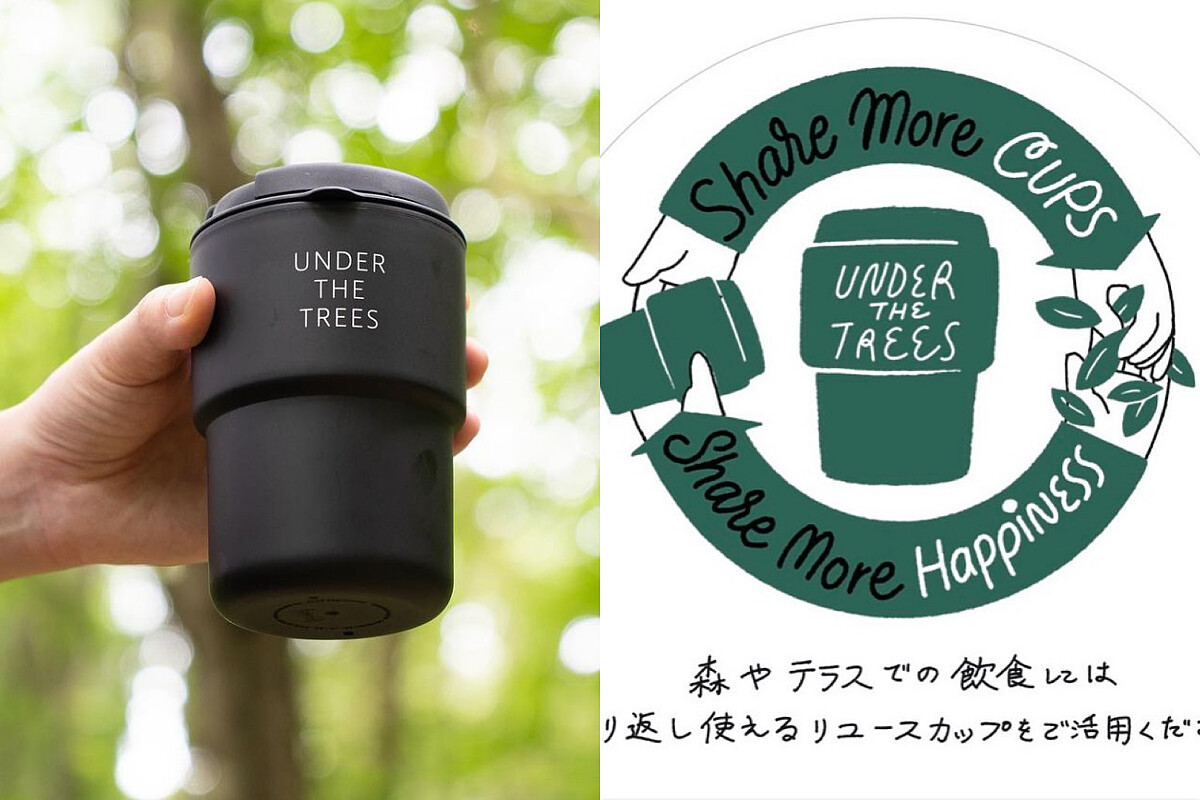 園區內可借用共享杯。