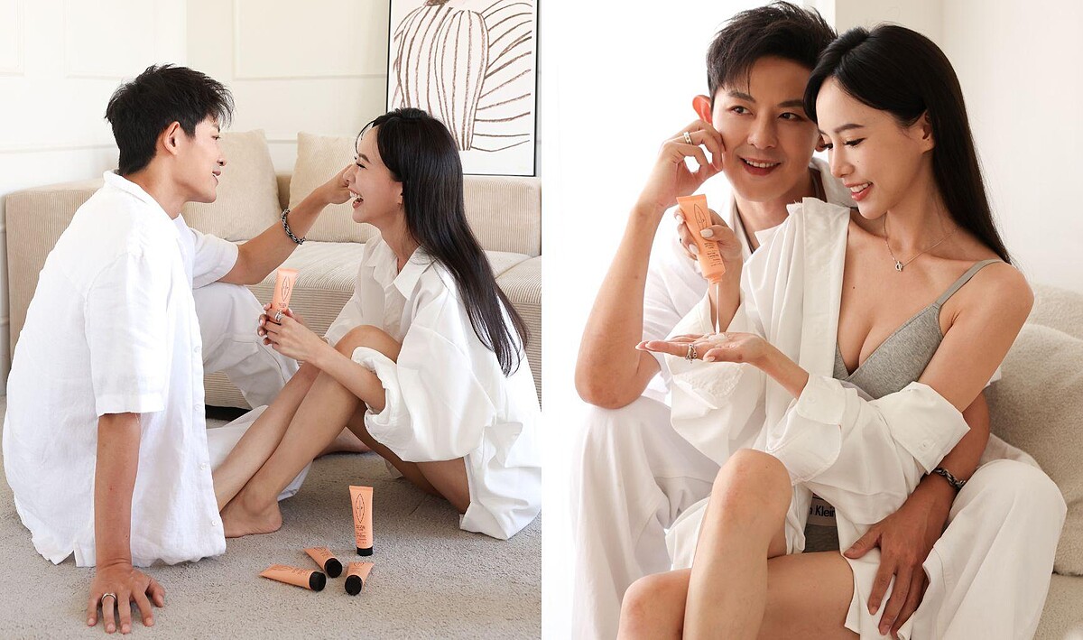 ▲ 敖犬與發發兩人經常在社群上大方分享感情甜蜜秘訣！發發也感性分享，與敖犬在一起的日子，就是「幸福」二字的具象化！