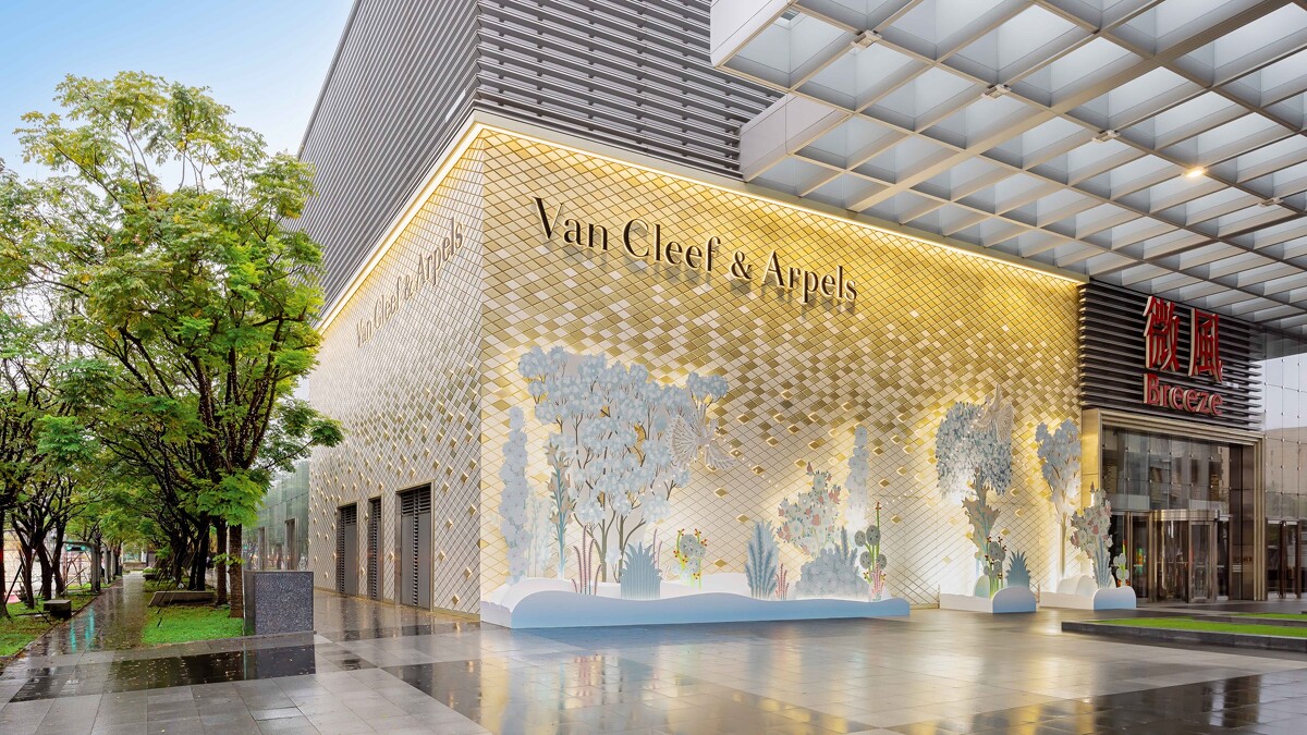 Van Cleef & Arpels梵克雅寶 微風信義旗艦店外牆