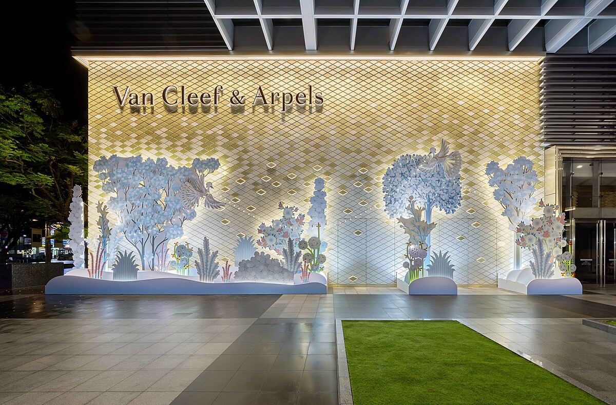 Van Cleef & Arpels梵克雅寶 微風信義旗艦店外牆