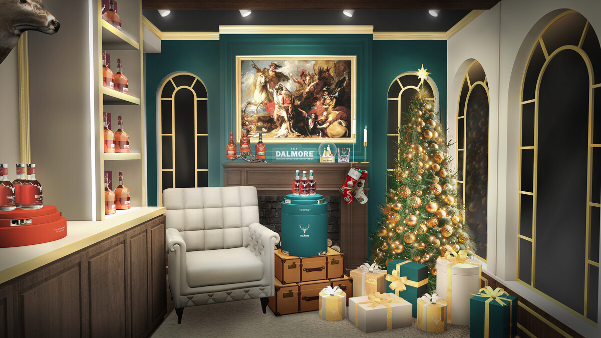 大摩聖誕宅邸。