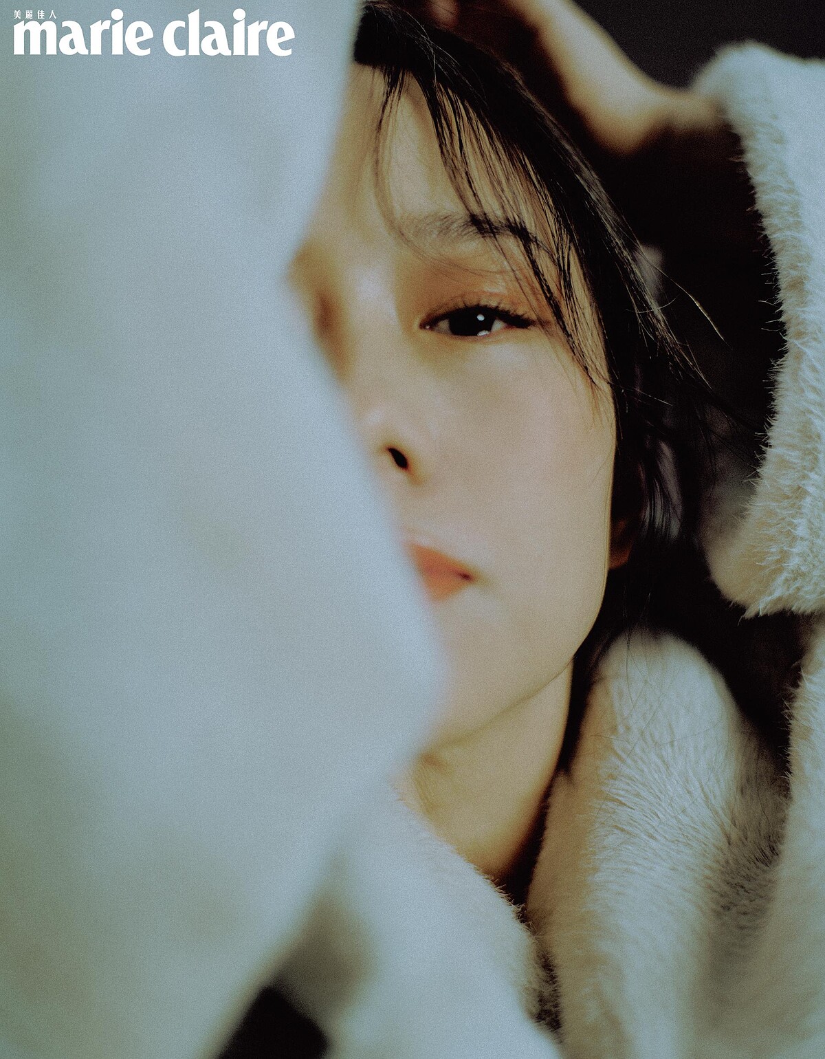 白色毛料大衣,Balenciaga