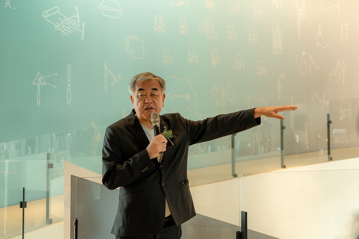 隈研吾也親飛來台參與開幕。