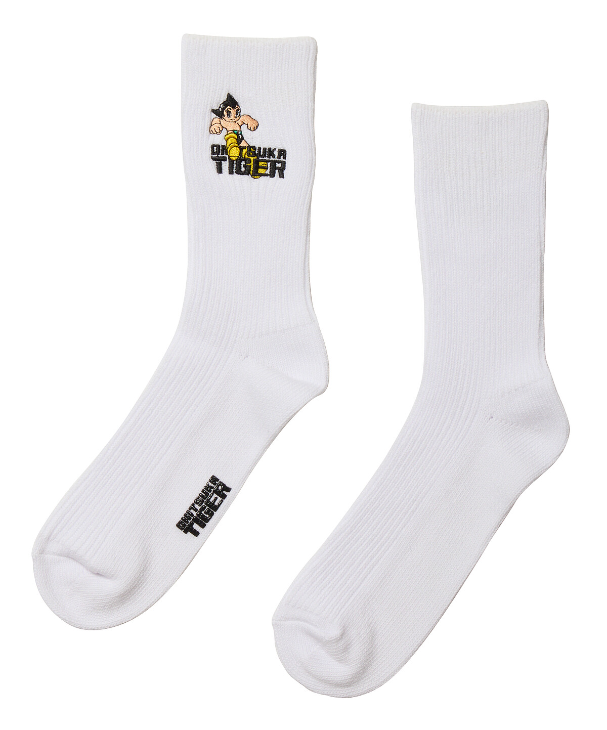 【鬼塚虎x原子小金剛聯名款】LOGO刺繡中筒襪，NT$1,680。