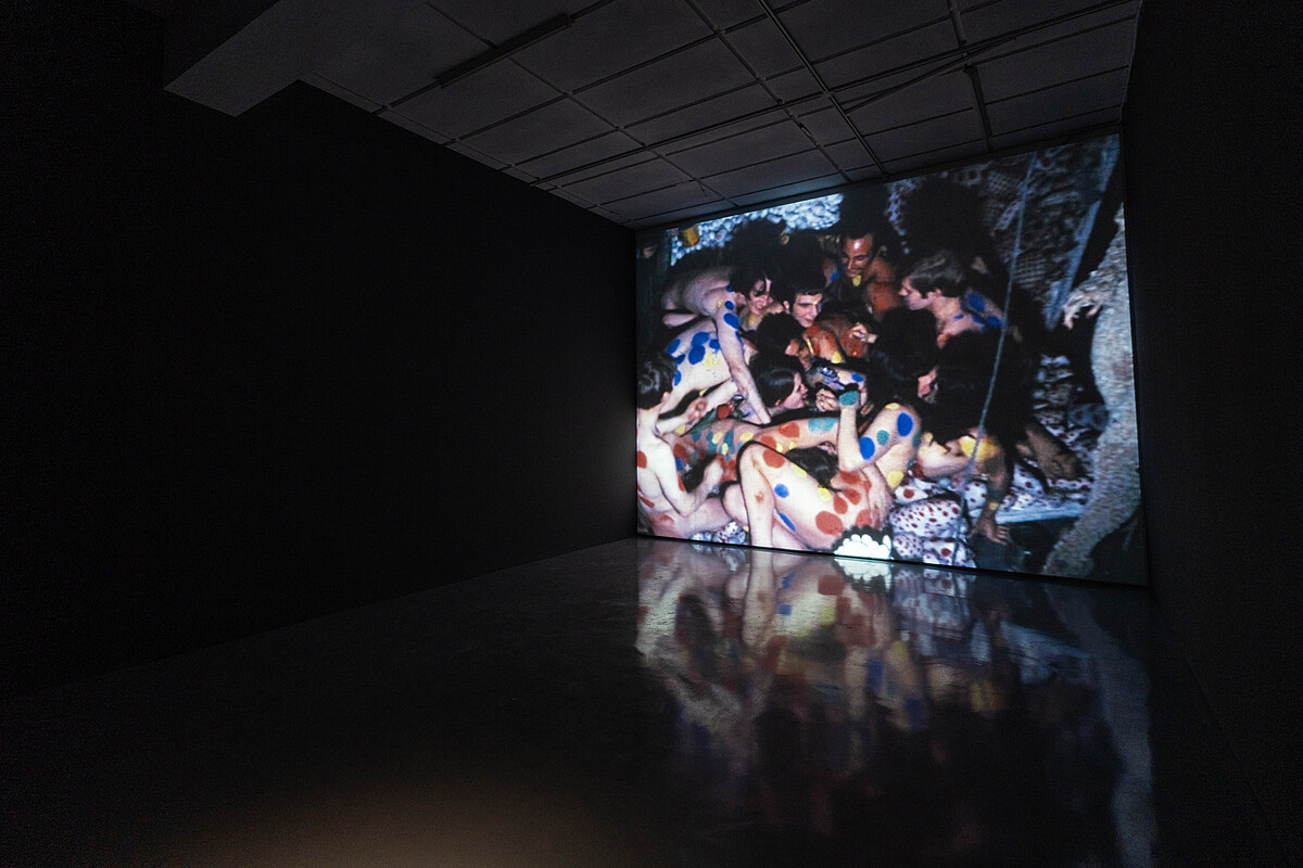 18歲以上得以進入觀看的錄像作品:花縱慾