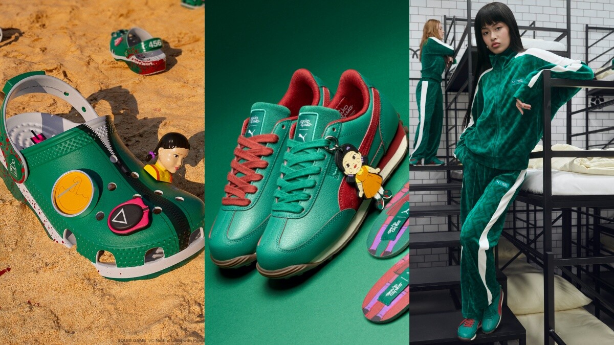《魷魚遊戲2》開播聯名登場！PUMA玩家全套裝、Crocs立體雙辮英熙超仿真！