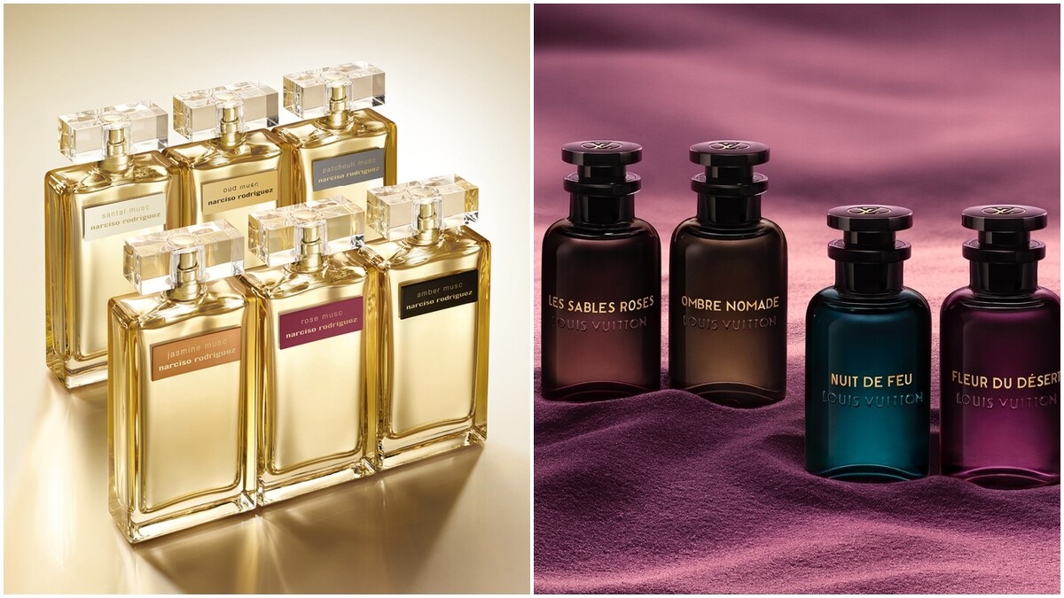 LV和 Narciso Rodriguez 都瞄準市場推出中東香水系列，強調成份更珍稀、奢華。