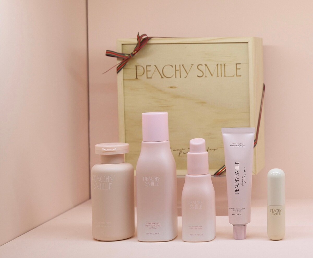 Peachy Smile簡單保養五步驟禮盒,NT4,190