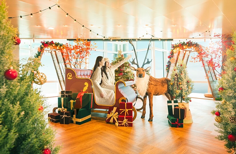 台北101《雲端冬季 山林之美》高山耶誕小鎮。