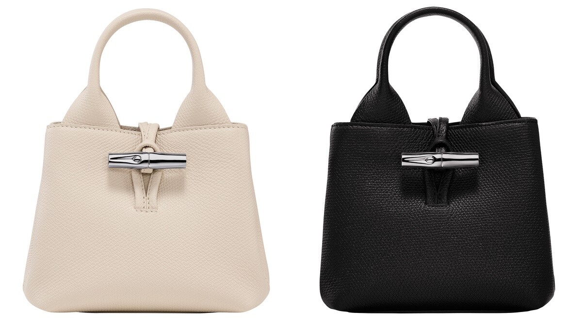 Longchamp Roseau系列手提包XS，NT$23,500。
